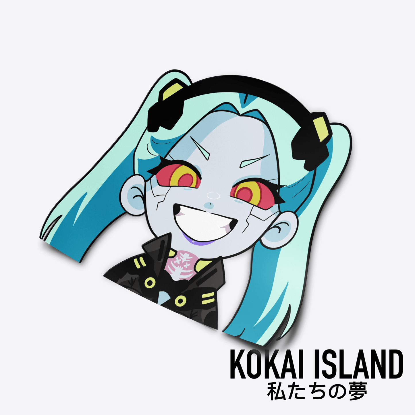 Rebecca Chibi Decal - CyberpunkDecalKokai Island