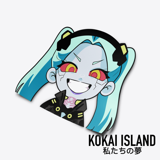 Rebecca Chibi Decal - CyberpunkDecalKokai Island