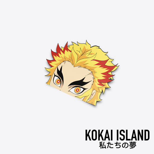 Rengoku Peeker DecalDecalKokai Island