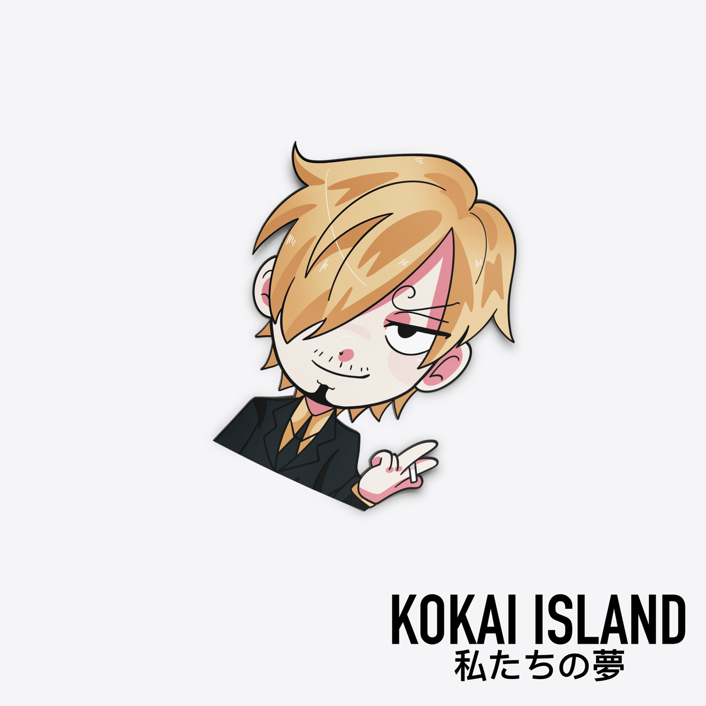 Sanji Chibi Decal - One PieceDecalKokai Island