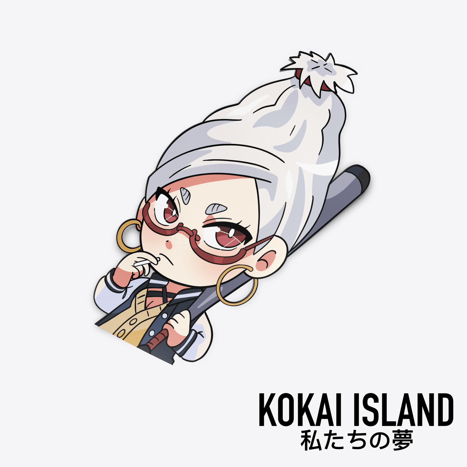 Seiko Ayase Chibi Decal - DandadanDecalKokai Island