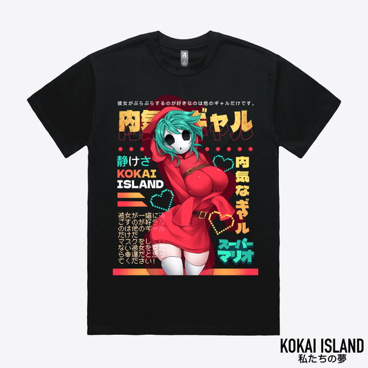 Shy Gal T-Shirt - Mushroom KingdomShirtKokai Island