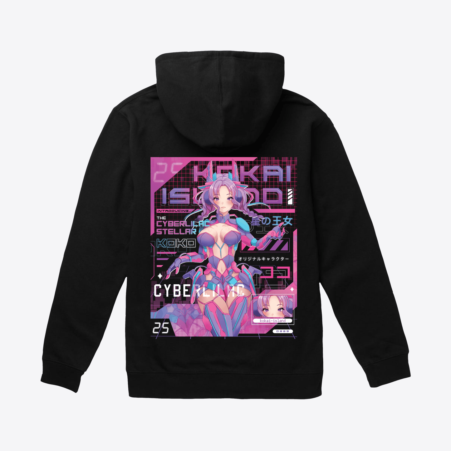 The Cyberlilac Stellar Koko HoodieHoodieKokai Island