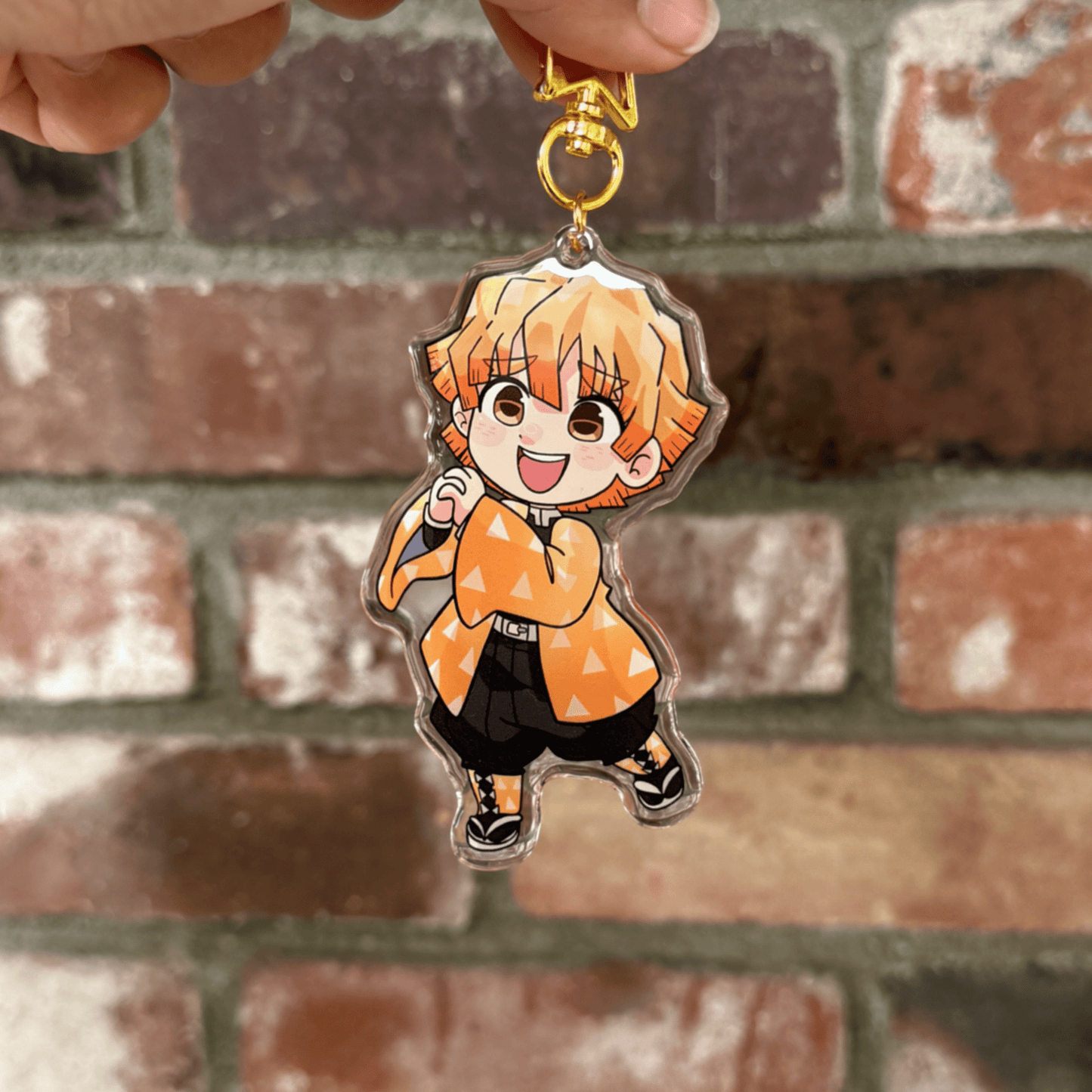 Thunder Breathing Chibi Keychain - DSKeychainKokai Island