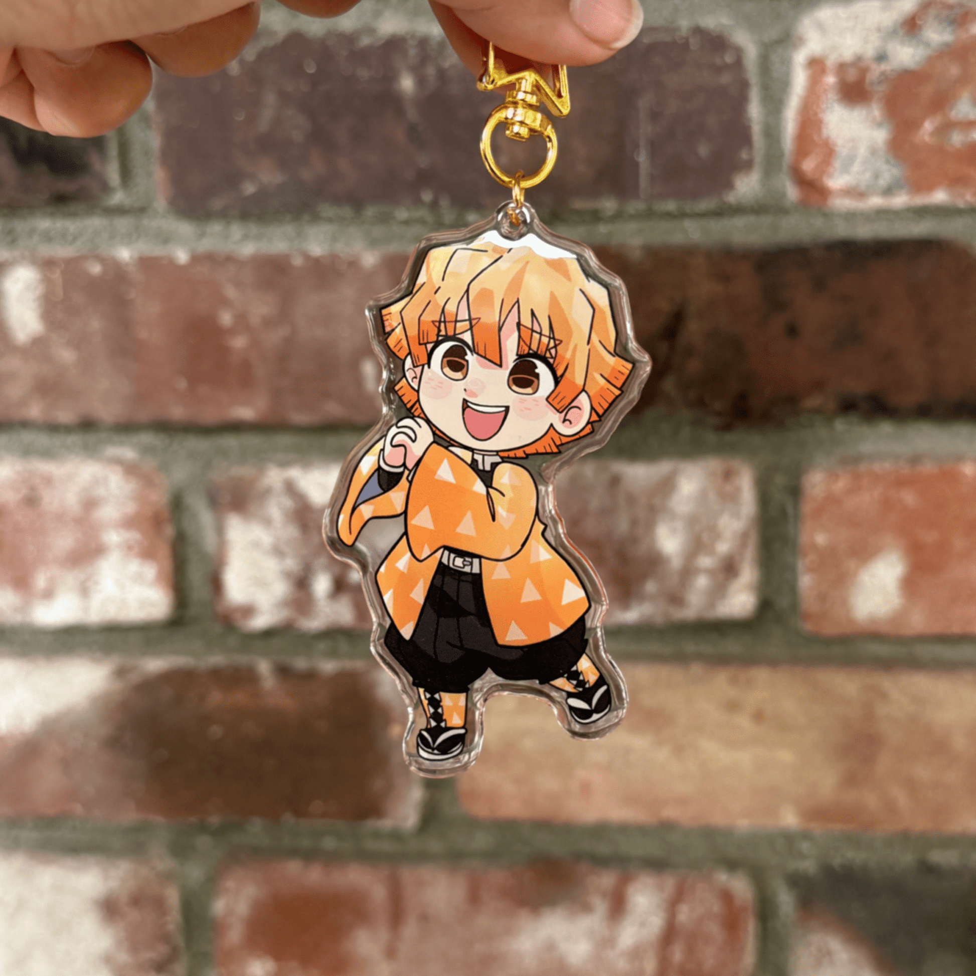 Thunder Breathing Chibi Keychain - DSKeychainKokai Island