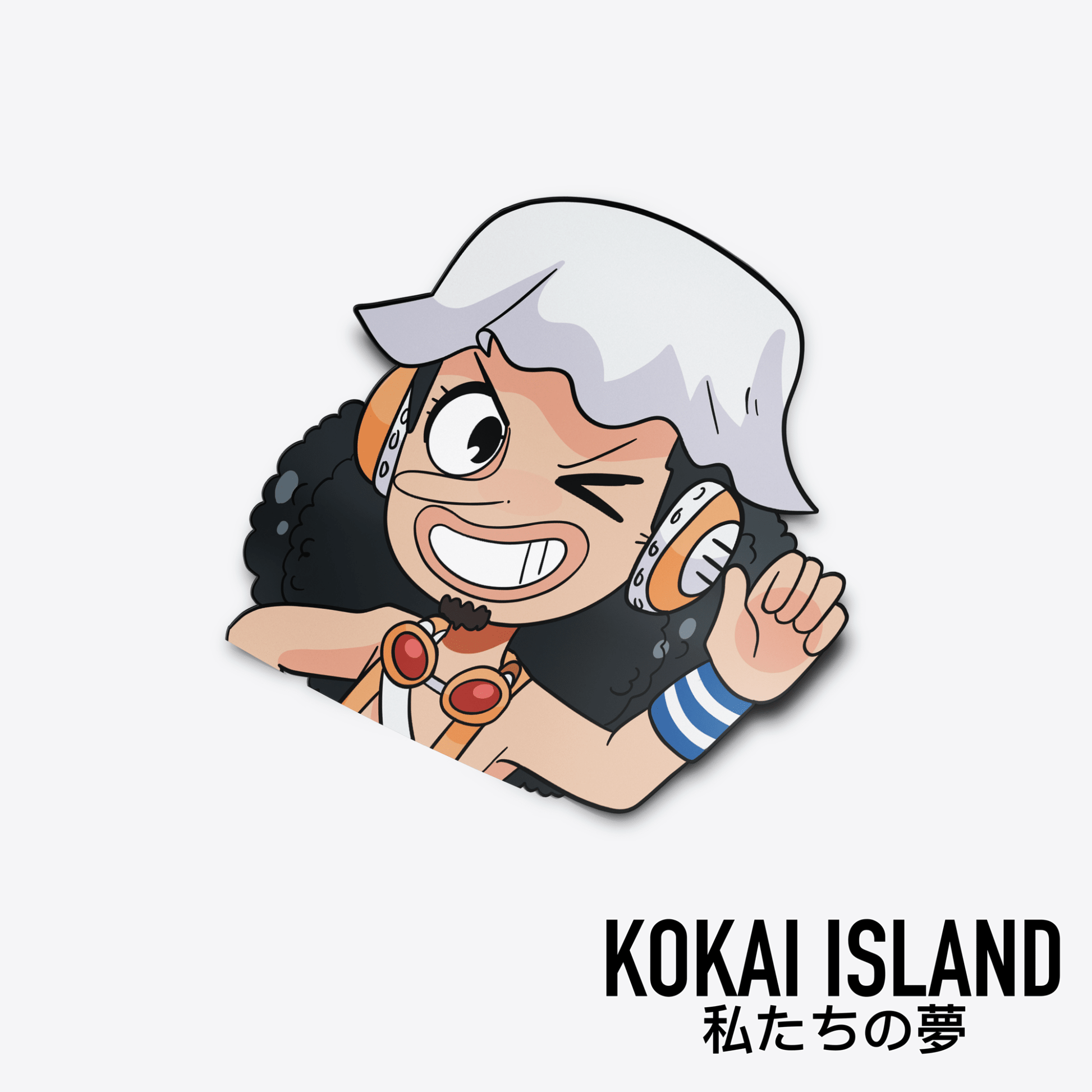 Usopp Chibi Decal - One PieceDecalKokai Island