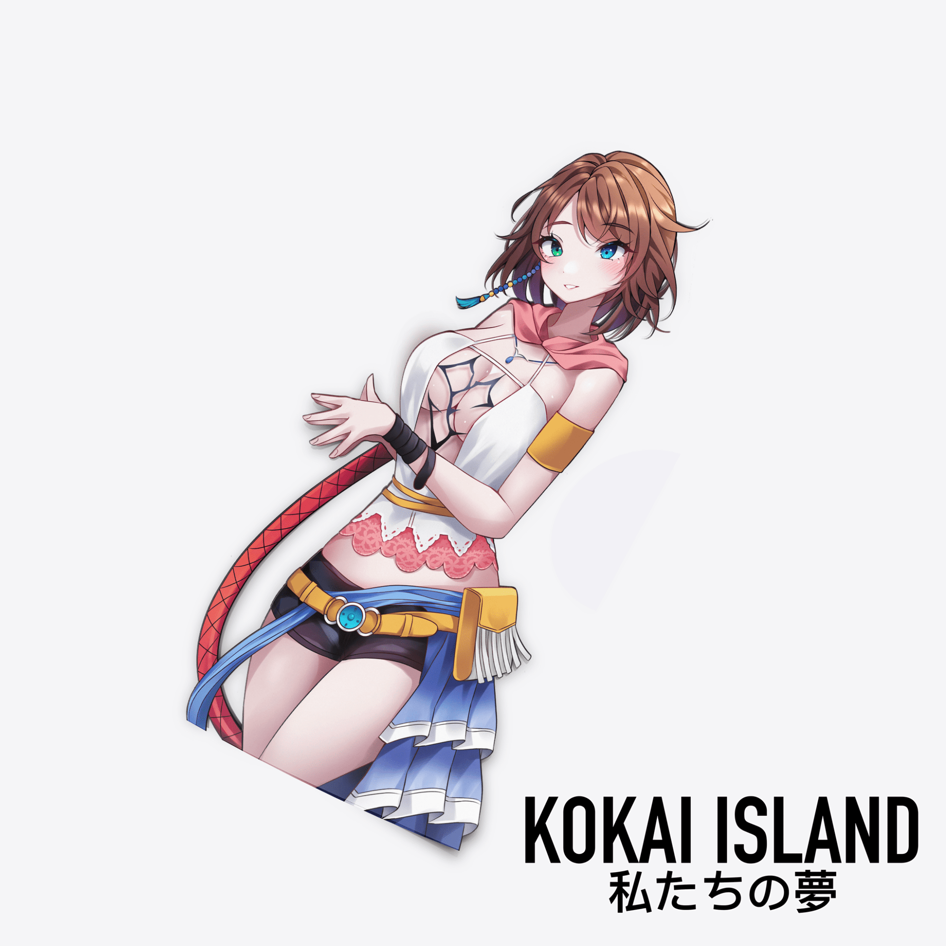 Yuna Decal - Final FantasyDecalKokai Island