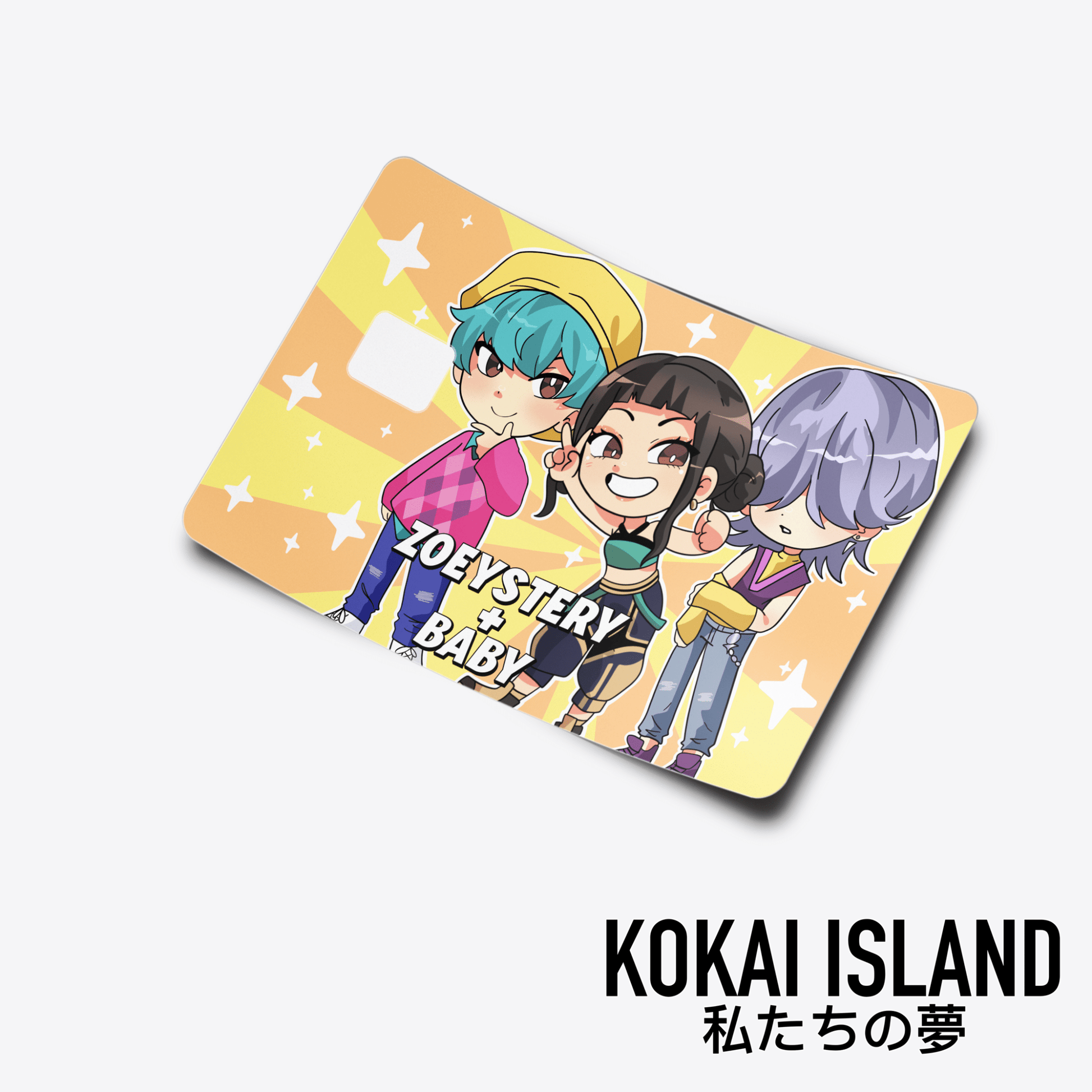 Zoeystery + Baby Card Skin - KPop Demon HuntersDecalKokai Island